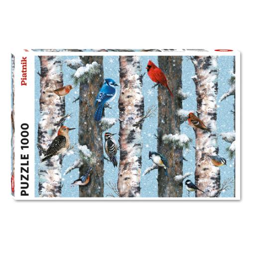 Puzzle Piatnik Pájaros de Invierno de 1000 Piezas