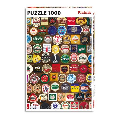 Puzzle Piatnik Posavasos de Cervezas de 1000 Piezas