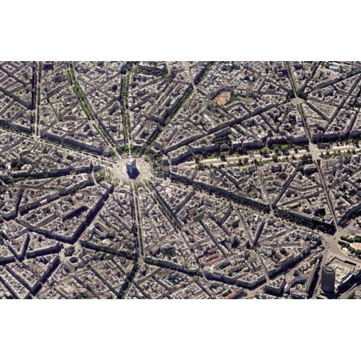 Puzzle Piatnik Vue aérienne de Paris 1000 pièces