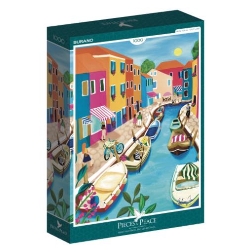 Puzzle Pieces and Peace Burano de 1000 Piezas