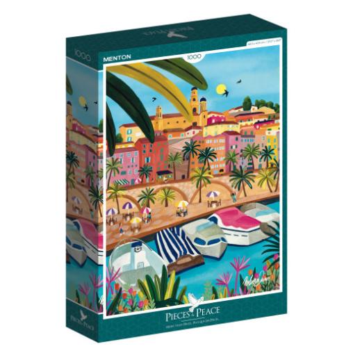 Puzzle Pieces and Peace Menton de 1000 Piezas