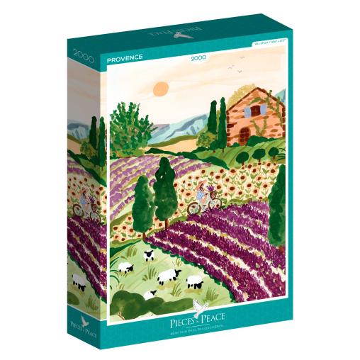 Puzzle Pieces and Peace Provenza de 2000 Piezas