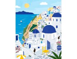 Puzzle Pieces and Peace Santorini de 500 Piezas