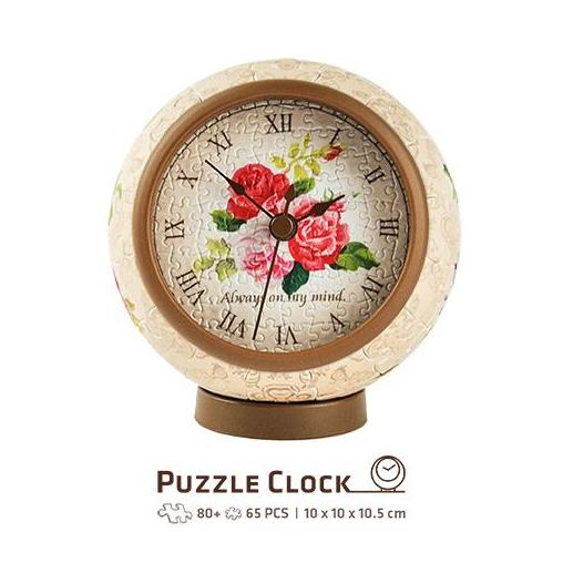 Puzzle Pintoo 3D Reloj Classic Rose de 145 Piezas