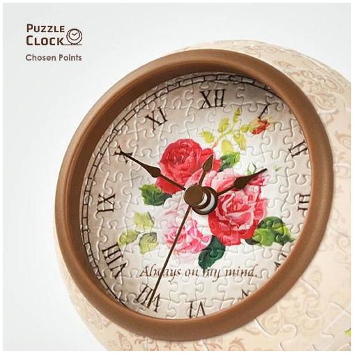 Puzzle Pintoo 3D Reloj Classic Rose de 145 Piezas