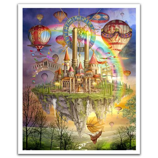 Puzzle Pintoo Ciudad del Tarot de 2000 Piezas