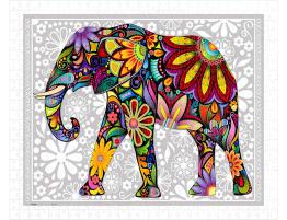 Puzzle Pintoo El Elefante Alegre de 500 Piezas