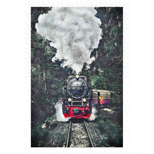 Puzzle Pintoo El Tren de Vapor, Suiza de 600 Piezas