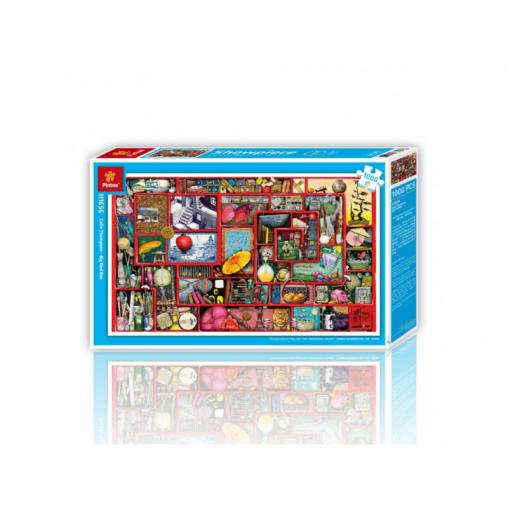 Puzzle Pintoo La Gran Caja Roja de 1000 Piezas