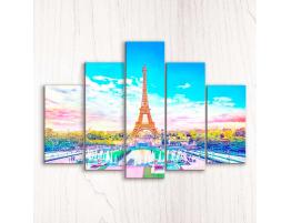 Puzzle Pintoo Lienzo Precioso París de 792 Piezas