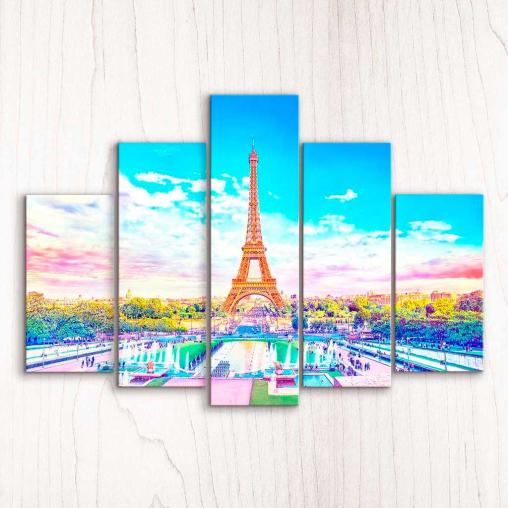 Puzzle Pintoo Lienzo Precioso París de 792 Piezas