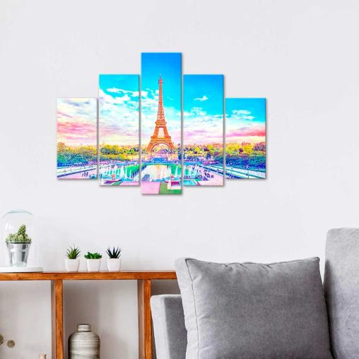 Puzzle Pintoo Lienzo Precioso París de 792 Piezas