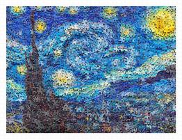 Puzzle Pintoo Noche Estrellada de Van Gogh de 1200 Piezas