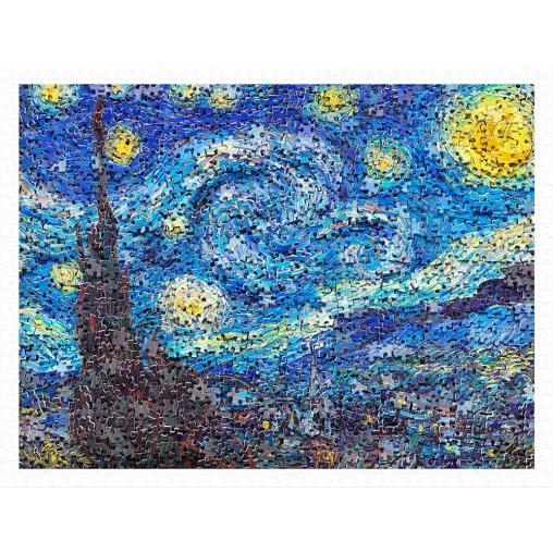 Puzzle Pintoo Noche Estrellada de Van Gogh de 1200 Piezas