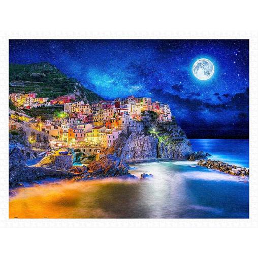 Puzzle Pintoo Noche Estrellada en Cinque Terre de 1200 Piezas