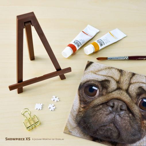 Puzzle Pintoo Primer Plano Pug MINIATURE de 256 Piezas