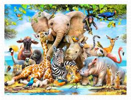 Puzzle Pintoo Sonrisa Africana de 1200 Piezas