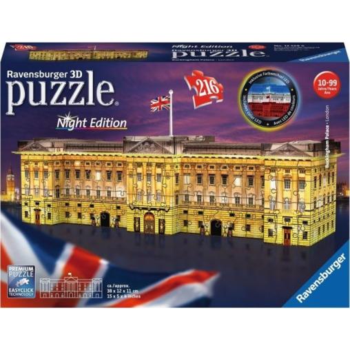 Puzzle Ravensburger 3D Buckingham Palace Night Edition 216 P.