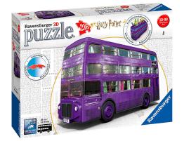 Puzzle Ravensburger 3D Night Bus de Harry Potter de 216 Piezas