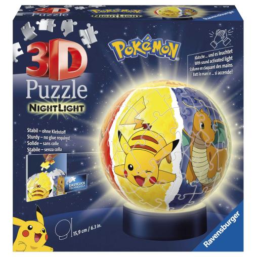 Puzzle Ravensburger 3D Pokémon NightLight de 74 Piezas