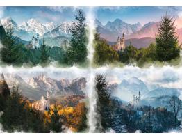 Puzzle Ravensburger 4 Estaciones en Neuschwanstein 18000 Piezas