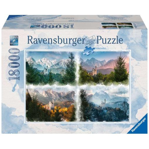 Puzzle Ravensburger 4 Estaciones en Neuschwanstein 18000 Piezas