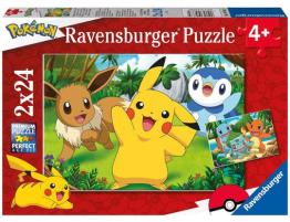 Puzzle Ravensburger Pokémon de 2x24 Piezas