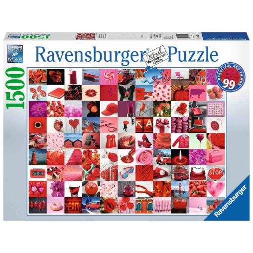 Puzzle Ravensburger 99 Cosas Bellas Rojas de 1500 Piezas