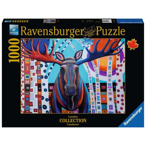 Puzzle Ravensburger Alce de Invierno de 1000 Piezas