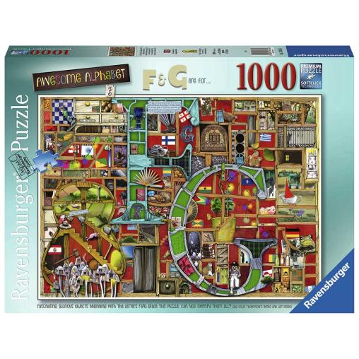 Puzzle Ravensburger Alfabeto F y G de 1000 Piezas