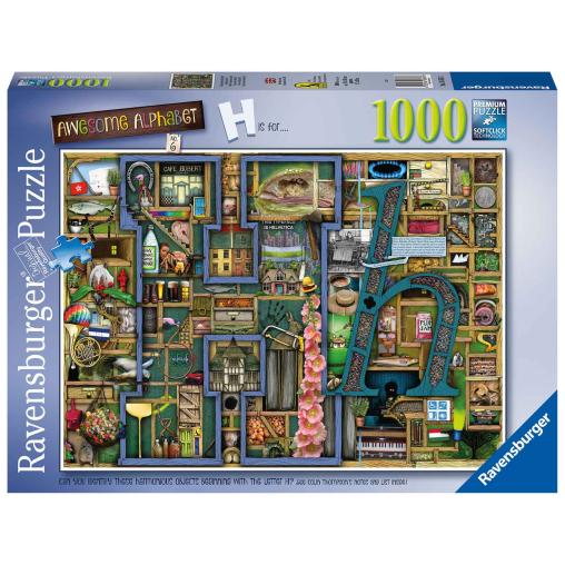 Puzzle Ravensburger Alfabeto Letra H de 1000 Piezas