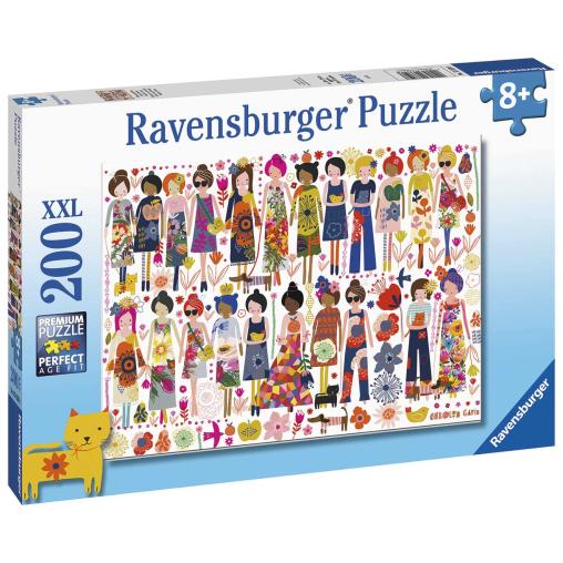 Puzzle Ravensburger Amigas y Flores XXL de 200 Pzs