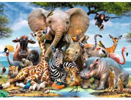 Puzzle Ravensburger Amigos Africanos XXL 300 Piezas