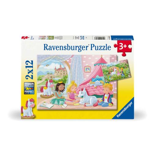 Puzzle Ravensburger Amistad Encantadora de 2x12 Piezas