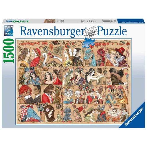 Puzzle Ravensburger Amor A Lo Largo de los Años de 1500 Piezas