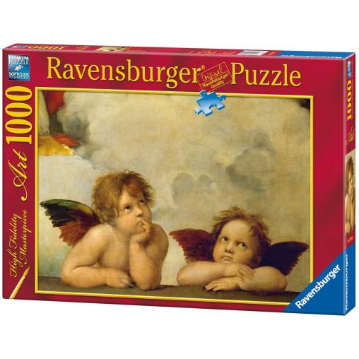 Puzzle Ravensburger Ángeles de la La Madonna Sixtina 1000 Pzs.