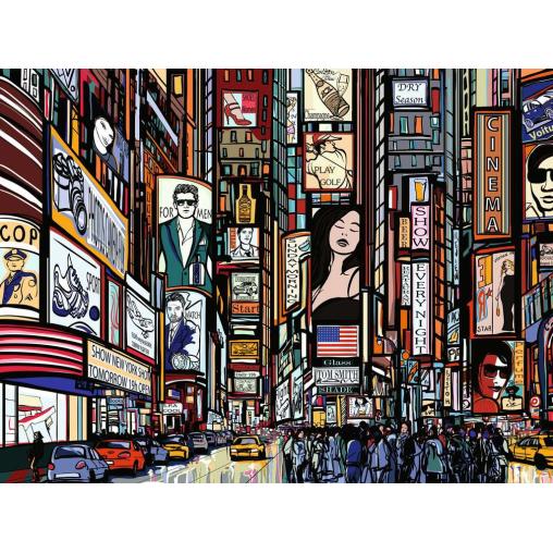 Puzzle Ravensburger Animada Nueva York de 1000 Piezas