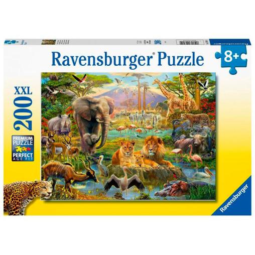 Puzzle Ravensburger Animales de la Sabana XXL de 200 Piezas