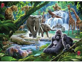 Puzzle Ravensburger Animales de la Selva XXL de 100 Piezas