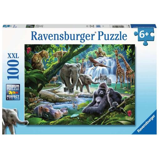 Puzzle Ravensburger Animales de la Selva XXL de 100 Piezas