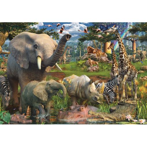 Ravensburger Animaux dans l'étang Puzzle 18000 pièces