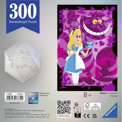 Puzzle Ravensburger Aniversario Disney Alicia de 300 Piezas