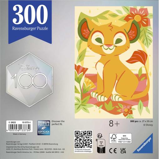 Puzzle Ravensburger Aniversario Disney Rey León de 300 Piezas