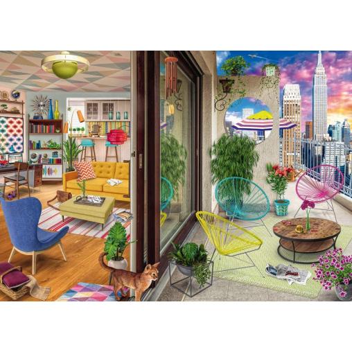 Puzzle Ravensburger Apartamento de Nueva York de 1000 Piezas