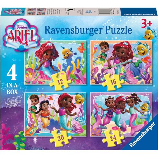 Puzzle Ravensburger Ariel Progresivo de 12+16+20+24 Pzs