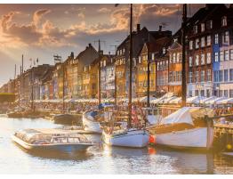 Puzzle Ravensburger Atardecer en Copenhague de 500 Piezas