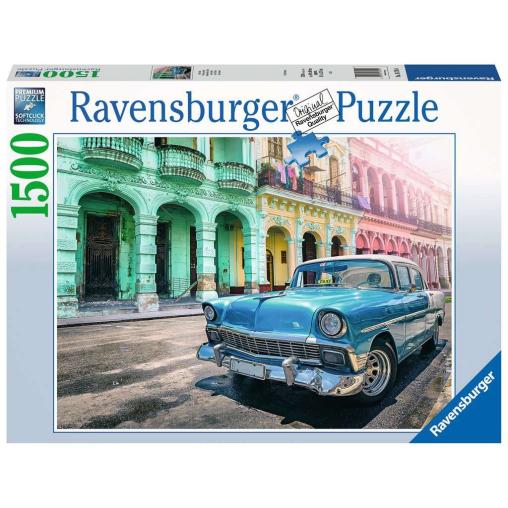 Puzzle Ravensburger Auto Cubano de 1500 Piezas