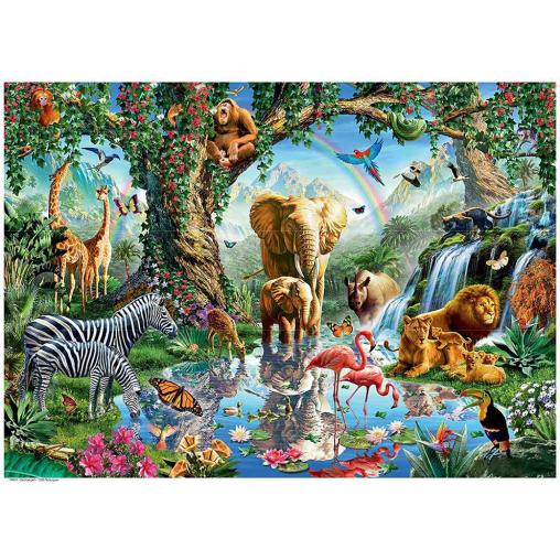 Puzzle Ravensburger Aventuras en la Selva de 1000 Piezas