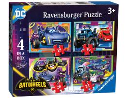 Puzzle Ravensburger Batwheels Progresivo de 12+16+20+24 Pzs