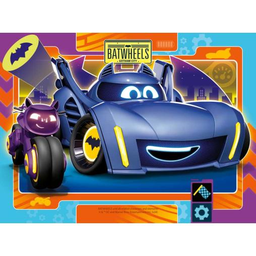 Puzzle Ravensburger Batwheels Progresivo de 12+16+20+24 Pzs